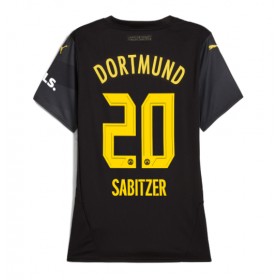 Borussia Dortmund Marcel Sabitzer #20 Borta Kläder Dam 2024-25 Kortärmad